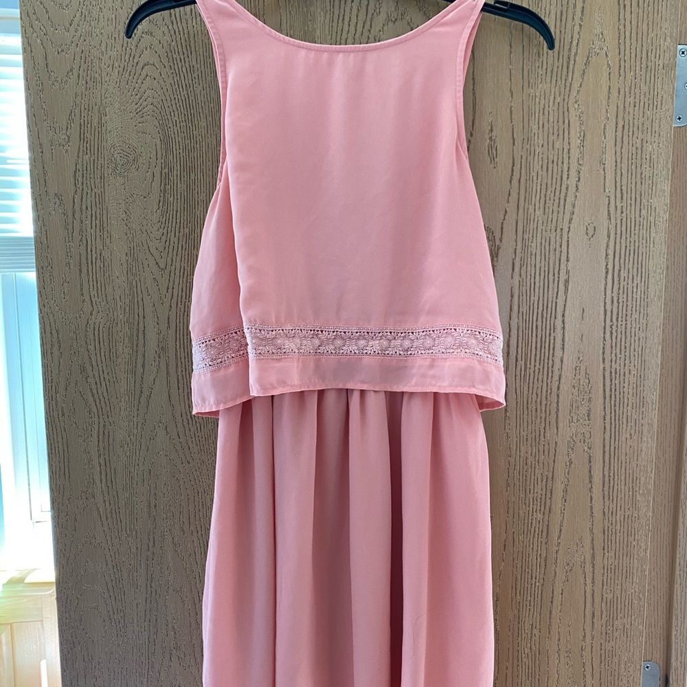 Coral Short Semi-Formal Dress